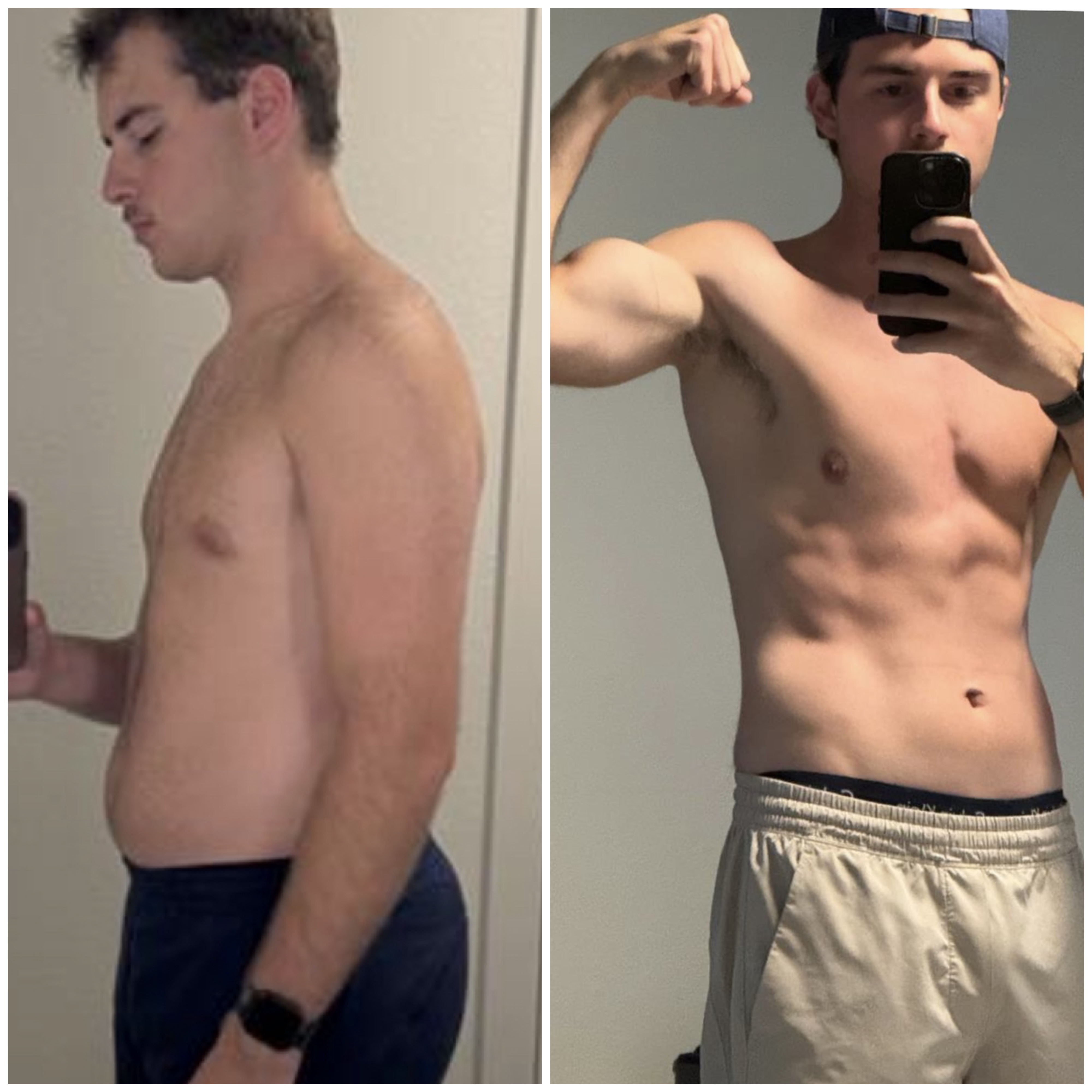 Tim before and after